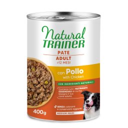 Natural Trainer Paté Medium & Maxi Adult - 12 x 400 g pollo
