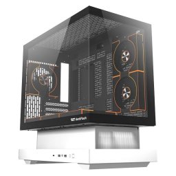 Caja PC Darkflash FLOATRON F1 DF-FLOF1DM8L-WH Micro ATX Blanco ARGB Vidrio Templado