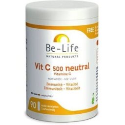 BE-LIFE Vit C 500 Neutral 90 gélules