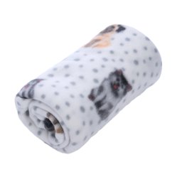 Basics Dogs & Dots manta de felpa para perros - 150 x 100 cm (L x A)