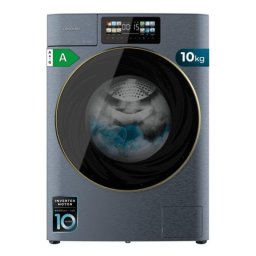 Cecotec Bolero DressCode 10950 Lavadora Autodosis De Carga Frontal Ice Blue 10 Kg 1400 Rpm 13 Programa A Azul/Inox