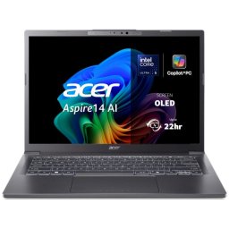 Portátil Acer Aspire 14 AI A14-52M-59DQ 14" Intel Core Ultra 5 226V 16GB 1TB SSD Arc Graphics Windows 11 Home