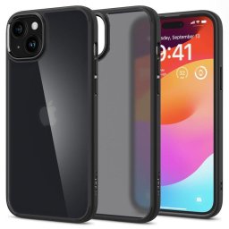 Funda para móvil Spigen ACS06797 Cover case Policarbonato TPU Negra Resistente para iPhone 15