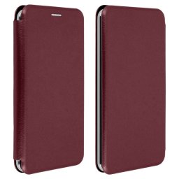 Avizar Funda Libro con Slide Burdeos para Smartphones de 5.4" a 6