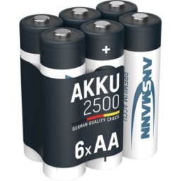 ANSMANN ANS 1322-0000510 - NiMH Battery Photo, AA (Mignon), 2400 mAh, paquete de 6