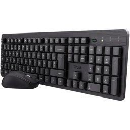 Trust Ymo II Pack Teclado y Ratón Inalámbrico Negro