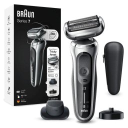 Braun Series 7 71-S4200CS Afeitadora y Recortadora de Láminas Seco/Mojado Negro