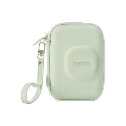 Funda cámara Fujifilm Instax Mini LiPlay terciopelo Matcha Green con cremallera