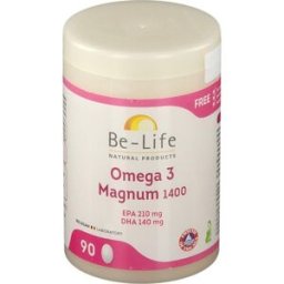 BE-LIFE Belife Omega 3 Magnum 1400 90 cápsulas
