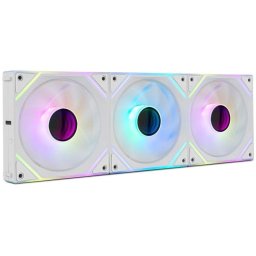 Ventilador suplementario NOX Hummer PRO LINK 120mm ARGB conexión magnética blanco Kit 3 Unidades