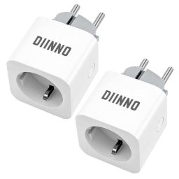 Enchufe Inteligente DIINNO 16A Wifi Estadísticas de Consumo y Control por Voz
