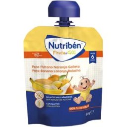 Nutribén Go Pura Fruta Pera/Plátano/Naranja/Remolacha 90g