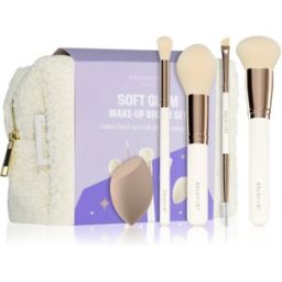 Basic Soft Glam Make-Up Brush Set Conjunto De Pinceles Con Neceser