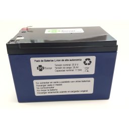 Batería Litio ion PFS Energy 24V 17.5 Ah + Cargador 29.4V 2A