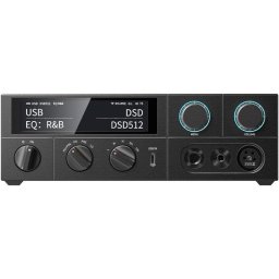 FiiO K15 DAC Amplificador de Escritorio HiFi Dual AKM4497S 3000mW x2 Pantalla 3.93" Negro