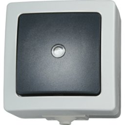 KOPP EL FRB HZ - Interruptor AP/humedad, interruptor principal de calefacci&oacut