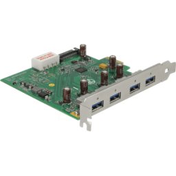 DELOCK 89323 - Tarjeta PCI Express USB 3.0 para 4 x externas tipo a