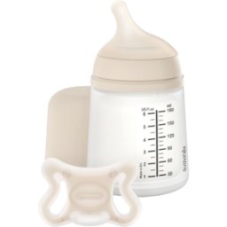 Suavinéx Juego de biberón para recién nacidos Zero Zero con chupete fisiológico 1 un. Light 180mL