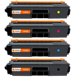 Pccom Essential Brother TN421/TN423/TN426 Tóner Compatible Negro/Cian/Magenta/Amarillo Pack 4