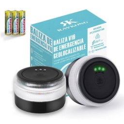 Baliza V16 Homologada Geolocalización DGT 3.0 NB IoT eSIM IP54 Pilas Incluidas