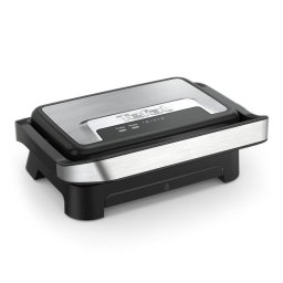 Parrilla eléctrica Tefal Inicio Compact GC270D10 acero inoxidable 1000W antiaherente