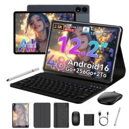 Tablet BESTTAB T60 4G 12,2" 12GB 256GB Gris con Teclado y Stylus Pen