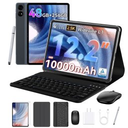Tablet TABWEE T60 4G 12,2" 12GB 256GB Gris con Teclado y Stylus Pen