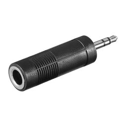 Adaptador Audio Jack 6.35 Hembra a Minijack 3.5 Macho