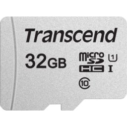TS32GUSD300S - Tarjeta de memoria microSDHC 32 GB, Transcend 300S, clase 10
