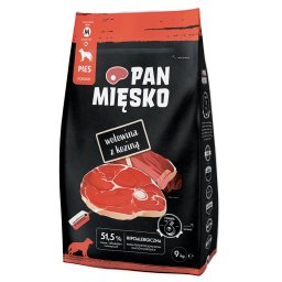 Pan Mięsko Medium con carne de cabra pienso para perros - 2 x 9 kg