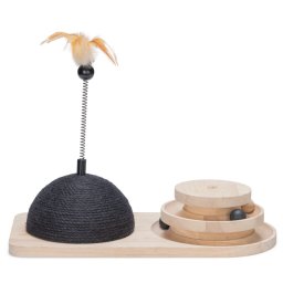 Torre de juego Designed by Lotte con pelota Maia para gatos - 50 x 24,5 x 38 cm (L x An x Al)