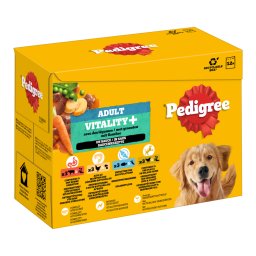 Pedigree Adult para perros Vitality+ bolsitas en salsa - 12 x 85 g (4 variedades)