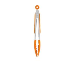Pinza de Cocina Bra Efficient A195004 Nylon Silicona Naranja 28,5cm Mango Acero Inoxidable