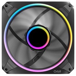 Ventilador Suplementario Refrigeración por aire Antec 120 mm Orbit 120 ARGB FDB LED RGB negra