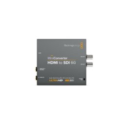 Convertidor de señal Blackmagic CONVMBHS24K6G HDMI a SDI 6G Gris Resolución 4K Audio 48 kHz