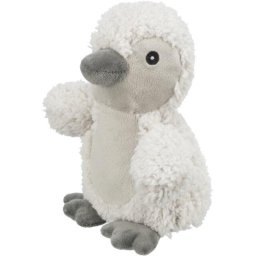 Juguete de peluche TRIXIE Penguin para perro gris y blanco 24 cm poliéster