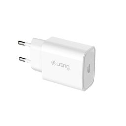 Cargador CRONG CRG-TUSBC20-WHI USB-C 20W Power Delivery Quick Charge 3.0 Blanco