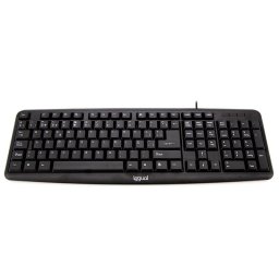 Teclado IGGUAL CK-BASIC-105T de membrana completo USB QWERTY español negro