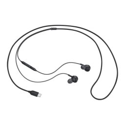 Auriculares Samsung EO-IC100B con cable USB-C para llamadas y música negros