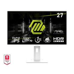 Monitor MSI MAG 274PFWDE 27" FullHD 180Hz Rapid IPS 1ms HDR Blanco