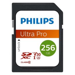 Tarjeta SD Philips FM25SD65B 256 GB SDXC Clase 10 UHS-I U3 V30
