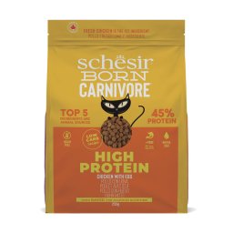 Schesir Born Carnivore High Protein pollo con huevo - 255 g