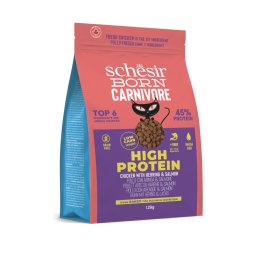 Schesir Born Carnivore High Protein pollo con arenque y salmón - Pack % - 4 x 1,25 kg