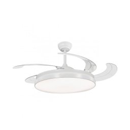 Ventilador de Techo Modernista Led 5 Palas Blanco Serie Henry