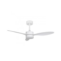 Ventilador Techo 3 Palas 106 cm Blanco Luz Serie Valcano