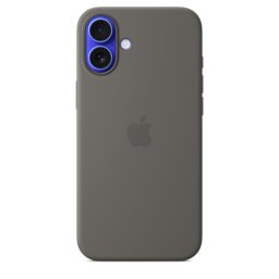 Apple Funda de Silicona con MagSafe Gris Piedra para iPhone 16 Plus