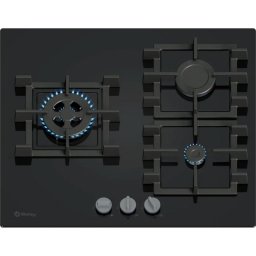 Placa de gas Balay 3ETG563QB integrada 59 cm vidrio templado negra