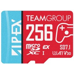 Tarjeta microSD Team Group TAPMSDE256GIV30A102 256 GB Express UHS-I U3 A1 V30 resistente