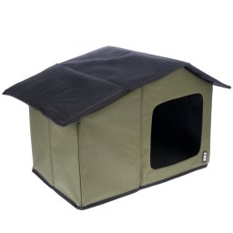 Casa para gatos TIAKI Camo - 58 x 42 x 37 cm (L x An x Al)
