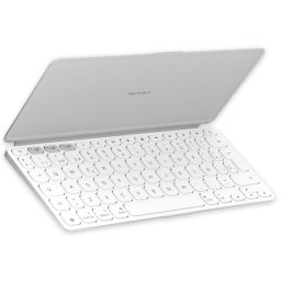 Logitech Keys-To-Go 2 para Apple Teclado Multidispositivo Inalámbrico Bluetooth Gris Pálido